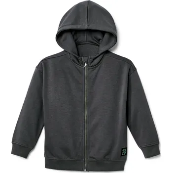 Chlapecká mikina 693154 - Tchibo - Dětská mikina s počesanou vnitřní stranou - pro ženy - vel. 122/128 - barva: šedá