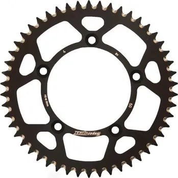 Řetězová sada pro motocykl Hliníková řetězová rozeta SUPERSPROX RAL-4:50-BLK černý 50 zubů, 420