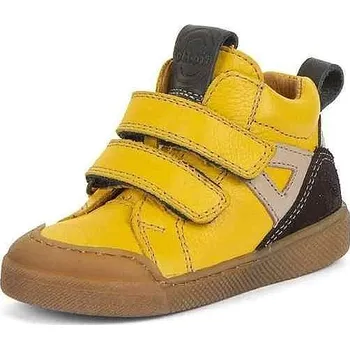 Dívčí tenisky FRODDO dětské kotníkové tenisky ROSARIO HIGH-TOP G2110134-7 žluté 26
