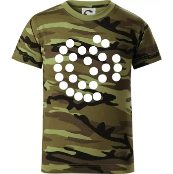 Chlapecké oblečení SpaceX Super Heavy Raptor 2 - Dětské maskáčové triko - 146 cm/10 let ( Zelený maskáč )