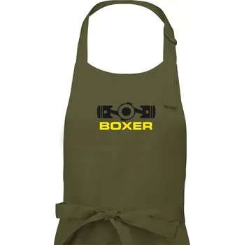Kuchyňská zástěra Boxer Píst - Dámská zástěra na vaření - Univerzální velikost ( Khaki )