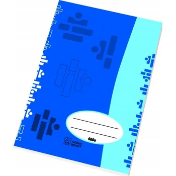 Sešit Zápisník A5 s hladkými listy Papírny Brno, 20 listů