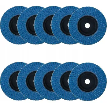 Brusný kotouč KORUNDOVÝ LAMELOVÝ KOTOUČ / BRUSNÝ TALÍŘ PRO MINIBRUSKU 75x16mm, ZRNO 60, SADA 10 KS.