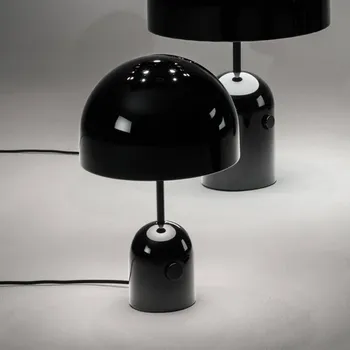 Lampička Tom Dixon LED stolní lampa Bell, černá, výška 43 cm, stmívatelná - Délka kabelu 250 cm černý 2 x 6 W LED - Doprava zdarma