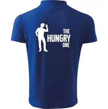 Pánská košile Bachelor party - The hungry one - Polokošile pánská Pique Polo 203 - 4XL ( Královská modrá )