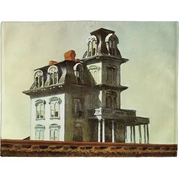 prostírání Prostírání na stůl Dům u železnice Edwarda Hoppera