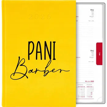 Kalendář Knižkový kalendář 2026 A5 žlutý