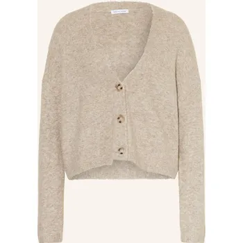 Dámský svetr Mrs & Hugs Dámský Pletený Kardigan, černošedá, 42