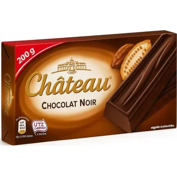 Čokoláda Čokoláda Chateau Chocolat Noir 2x200 g 400 g WIHA SARL