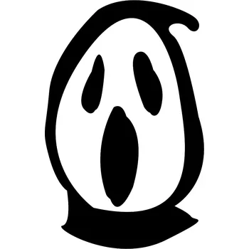 Samolepící dekorace Samolepka na stěnu duch 8g 45x30cm