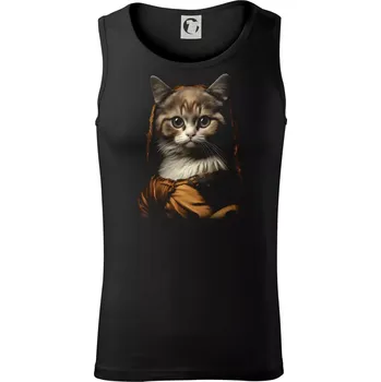 Kočka Lisa - Tílko pánské Core - S ( Černá )