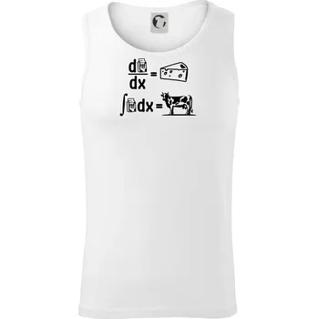 Matematika mléko - Tílko pánské Core - XL ( Bílá )