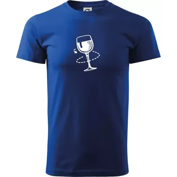 Víno someliér - Triko extra velké (5-8XL) - 6XL ( Královská modrá )
