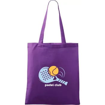 Padel club - Taška bavlněná - 42 x 38 cm ( Fialová )