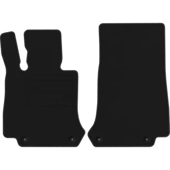 autokoberec Velurové autokoberce s upevněním v sadě Edecor