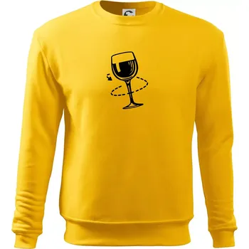 Pánská mikina Víno someliér - Mikina Essential pánská - 2XL ( Žlutá )
