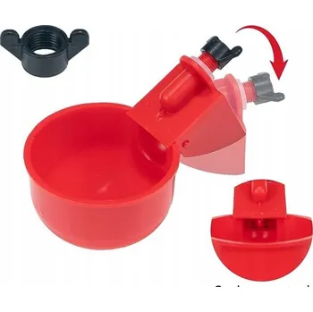 AUTOMATICKÉ NAPÁJEČKY 16 KS. PRO KUŘATA, KACHNY A PTÁKY SADA S KRMÍTKEM