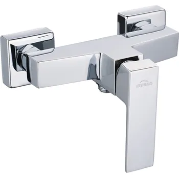 Vodovodní baterie Jednopáková nástěnná sprchová baterie Invena Paros, stříbrná