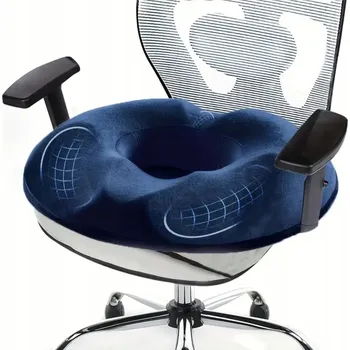 Polštář Ortopedický Polštář na sezení z paměťové pěny ve tvaru donutu