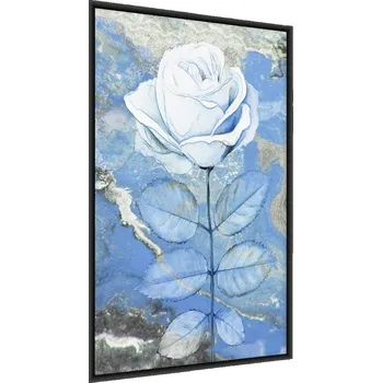 Obraz Plakát RŮŽE Listy Akvarel Abstrakce 3D 30x40