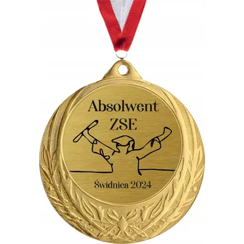 Obraz Dárek k konci školního roku: Zlatá medaile s gravírováním