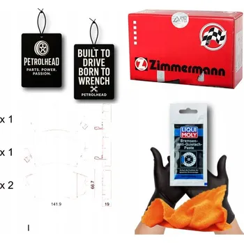 Brzdová destička BRZDOVÉ DESTIČKY OPEL INSIGNIA 08- ZIMMERMANN #Petrolhead Pro+ Kit3