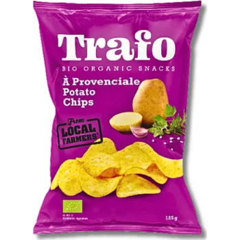 Chips TRAFO | Bio Brambůrky s provensálským kořením čistě přírodní složení a autentická chuť - 125 g