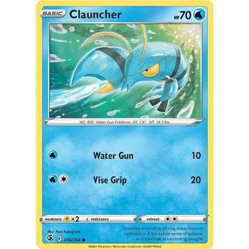 Sběratelská karetní hra Clauncher 074/264 - Fusion Strike Typ karty: Reverse Holo