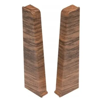 Podlahová lišta Levá koncovka, pravá koncovka Cezar PVC 22 x 75, délka 3 cm, dub