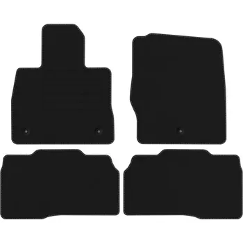 autokoberec Velurové autokoberce s upevněním v sadě Edecor