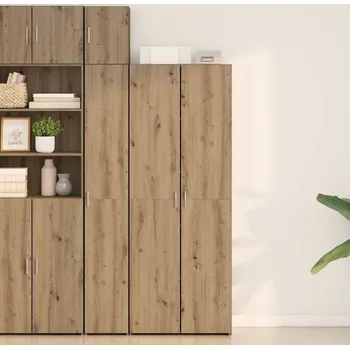 Policová skříň vidaXL Vysoký bufet dub artisan 70 x 42.5 x 185 cm Kompozitní dřevo [3365592]