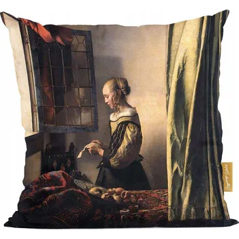 Polštář Polštář Dívka čtoucí dopis (...) Vermeer
