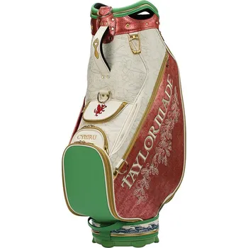 Golfový bag TaylorMade bag staff Women´s Open Championship 2025 Limited - bílo zeleno růžový