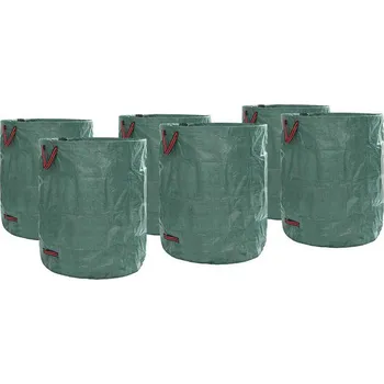 Pytle na odpadky vidaXL Pytle na zahradní odpad 12 pcs Zelená 79 x 79 x 99,5 cm [42008108]