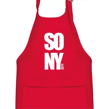 Kuchyňská zástěra SO NY city - Dětská zástěra na vaření - Univerzální velikost ( Červená )