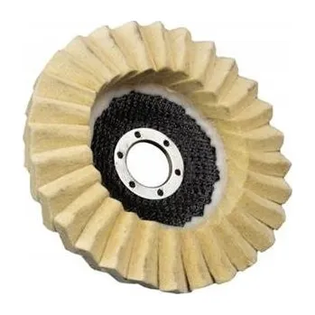 Brusný kotouč LEŠTICÍ KOTOUČ PLST LAMELOVÝ PLSTĚNÝ 125mm PRO LEŠTIČKU