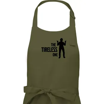 Kuchyňská zástěra Bachelor party - The tireless one - Pánská zástěra na vaření - Univerzální velikost ( Khaki )