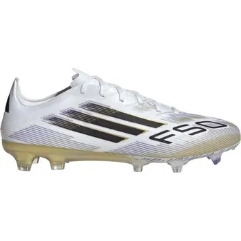 Kopačky Pánské kopačky adidas F50 PRO FG 10.5 Bílá, Černá, Zlatá