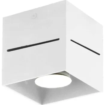 Bodové svítidlo Čtvercové bodové svítidlo Lampex bílé