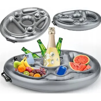 NAFUKOVACÍ STOLEK DO BAZÉNU DO BAZÉNU, VÍŘIVKU, PLOVOUCÍ PODNOS NA NÁPOJE, DRINKY, DŽUSY