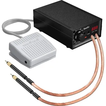 Svářečka Bodová svářečka na baterie 10-90 rychlostí s pedálem pro niklové plechy o tloušťce 0,1-0,3 mm