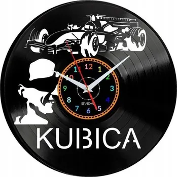 Hodiny KUBICA HODINY NÁSTĚNNÉ DEKORATIVNÍ MODERNÍ VINYLOVÁ DESKA VINYL JAKO DÁREK