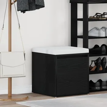 Úložný box vidaXL Příborník Černý dub 40,5 x 40 x 40 cm kompozitní dřevo [862792]