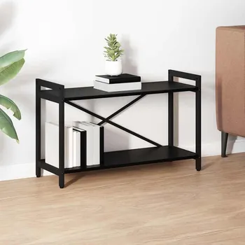 Knihovna vidaXL Knihovna Černý dub 40 x 30 x 85 cm kompozitní dřevo [868431]