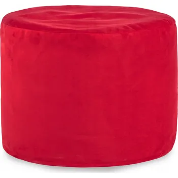 Taburet Taburet k sezení PLUSZOVÝ CILINDRO křeslo ČERVENÝ