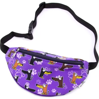 Outdoorové zavazadlo Pískací Potvůrky Ledvinka - australská kelpie Barva: fialová