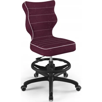 ENTELO otočná židle PRO DĚTI s podnožkou Petit fialová Visto r.5