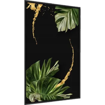 Obraz Plakát ABSTRAKCE Exotické Listy Dekorace 50x70