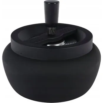 Popelník POPELNÍK OTOČNÝ KUDRNATÝ BEZKOUŘOVÝ 11 cm UZAMYKATELNÝ POPELNÍK