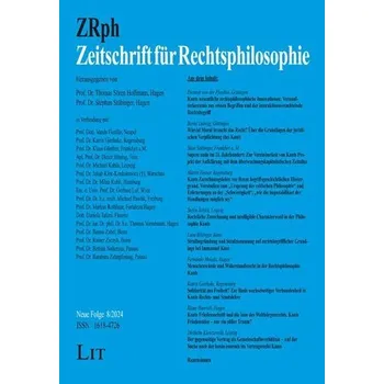 Zeitschrift für Rechtsphilosophie Neue Folge 8/2024